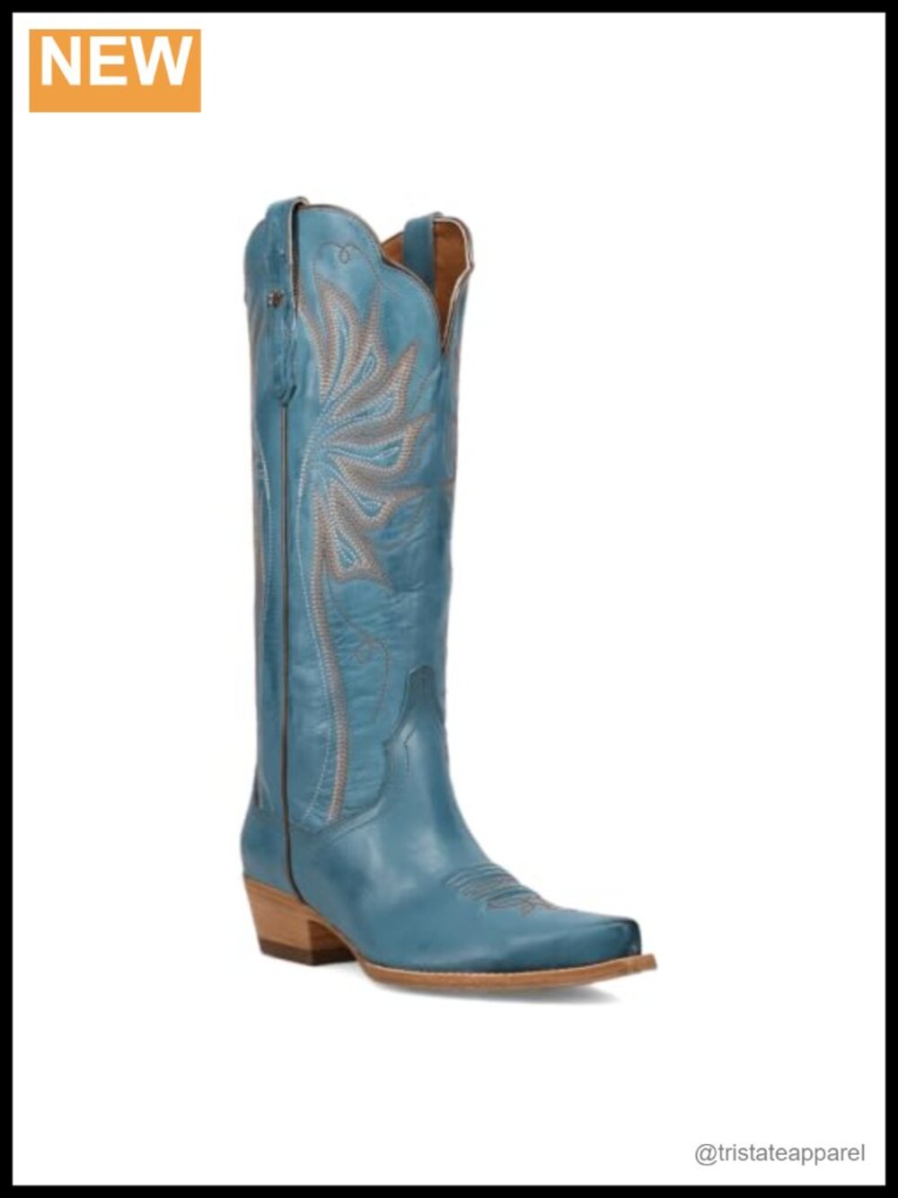 Women's Leather Snip Toe Pull-On Casual Western Boots Mid Calf Low Heel